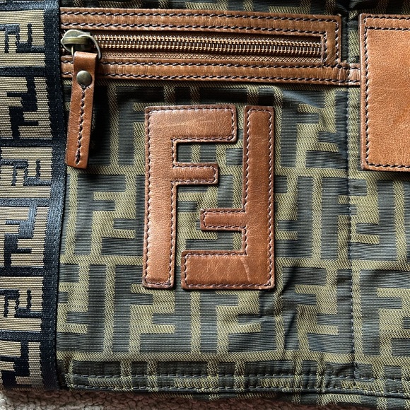 Vintage FENDI Zucchino Shoulder Crossbody bag - Picture 4 of 14